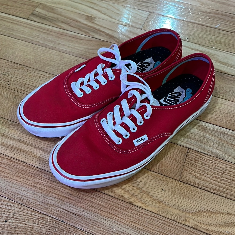 Vans | Red | Casual ComfyCush | Size 10 | Worn Twice